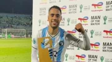 محمد الشيبي يتوج بلقب أفضل لاعب في مباراة السوبر الأفريقي 2025